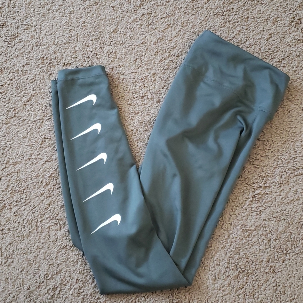 Nike Green Dri-Fit Leggings